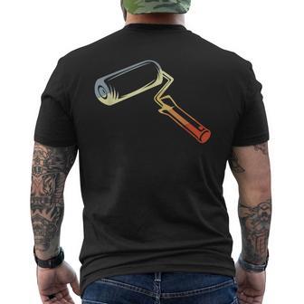 Rouleau De Peintureintage Peintre En Bâtiment Artisan T-shirt imprimé au dos - Cadeauxyz