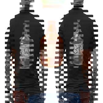 Rum Pirate's Favorite Drink Alcoholic Beverage Rum Men's Back Print T-Shirt - Monsterry