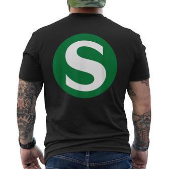 S Linie Zug T-Shirt mit Rückendruck - Geschenkecke