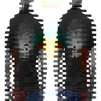 Sad Downpour Weather For Rainy Days And Drizzle Lovers Tank Top Men's Back Print T-Shirt - Monsterry