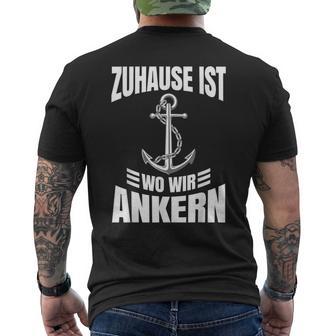 Sailing For Sailors Sailing Ship Skipper Boat Sailor T-Shirt mit Rückendruck - Seseable