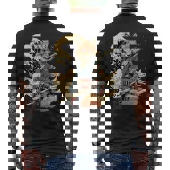 Samurai Fox Ninja Renard Japonais Guerrier Océan T-shirt imprimé au dos - Cadeauxyz