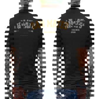 San Mateo Sports College Style En San Mateo Camiseta Hombre Estampado Espalda - Regaloses