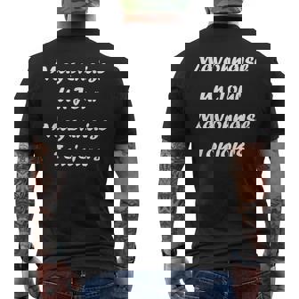 Sauce Mayonnaise Humour Mayonnaise T-shirt imprimé au dos - Cadeauxyz