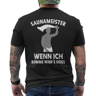 Sauna Master T-Shirt mit Rückendruck - Geschenkecke