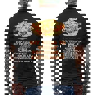 Say Hello To Cheesy Goodness Enchiladas Mexican Fiesta Food Men's T-shirt Back Print - Monsterry