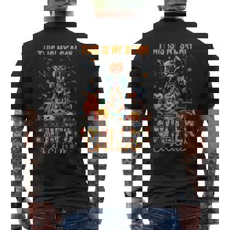 This Is My Scary Quilter Costume Halloween Horror Quiling Men's T-shirt Back Print - Thegiftio UK