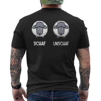 Schaf Unschaf Wortwitz Fotografen Fotografie T-Shirt mit Rückendruck - Geschenkecke