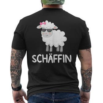 Schäffin Chefin Schäf T-Shirt mit Rückendruck - Geschenkecke