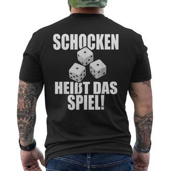 Schocken Heißt Das Spiel Schock Aus Schock Out T-Shirt mit Rückendruck - Geschenkecke