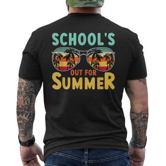 Schools Out For Summer Die Schule Ist Im Sommer Die S S T-Shirt mit Rückendruck - Geschenkecke