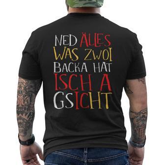 Schwaben Dialect Saying Schwabenland Swabian T-Shirt mit Rückendruck - Geschenkecke