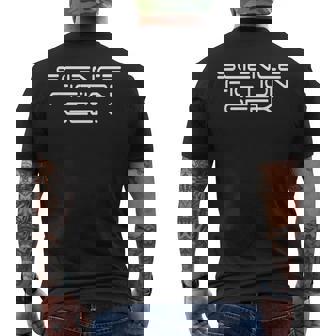 Science Fiction Geek Oddball Eccentric Unusual Person Men's T-shirt Back Print - Monsterry