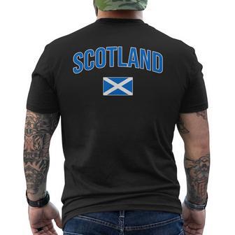 Scotland Flag Of Scotland Classic T-Shirt mit Rückendruck - Seseable