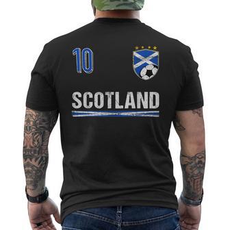 Scotland Flag Jersey T-Shirt mit Rückendruck - Geschenkecke