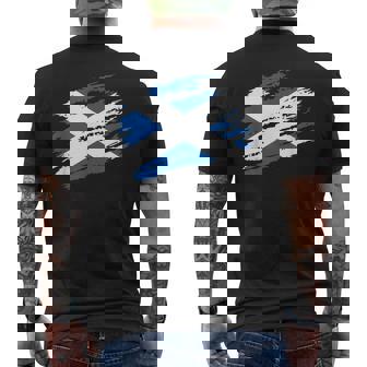 Scottish Flag Scotland Football Rugby Cricket Men's T-shirt Back Print - Thegiftio
