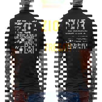 Se Zio Non Riesce A Ripararlo Siamo Tutti Fregati T-shirt da uomo con stampa posteriore - Novitaregali
