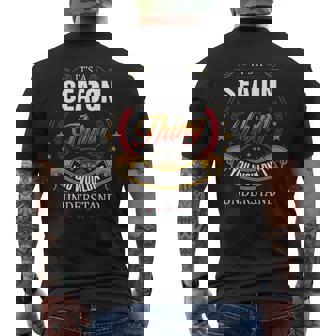Seaton Family Crest Seaton Seaton Clothing Seaton T Seaton T For The Seaton Men's T-shirt Back Print | Seseable UK