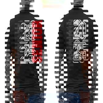 Senior 2025 Class Of 2025 First Day Of School Men's T-shirt Back Print | Mazezy