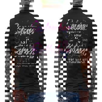 September Is My Birthday Yes The Whole Month Birthday Men's T-shirt Back Print - Thegiftio UK