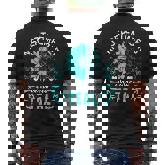 In September We Wear Teal Ovarian Cancer Awareness Men's T-shirt Back Print - Thegiftio UK