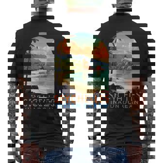 Seychelles Travel Summer Vacation Seychelles Indian Ocean Men's T-shirt Back Print - Monsterry