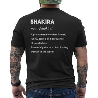 Shakira T-Shirt mit Rückendruck - Geschenkecke