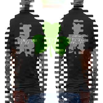 Shamrock St Patrick's Day Lucky Clover Parade St Patty's Men's T-shirt Back Print - Monsterry