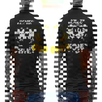 Show Me Your Boo Bees Couples Halloween Costume Men's T-shirt Back Print - Seseable