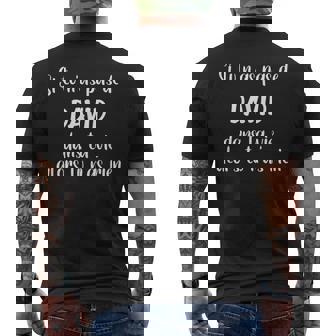 Si Tu N'as Pas De David Dans Taie Alors Tu N'as Rien T-shirt imprimé au dos - Cadeauxyz