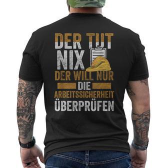 Sifa Fachkraft Der Tut Nix S T-Shirt mit Rückendruck - Seseable