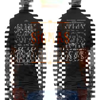 Sigmas Don't Do Costumes Quotes Men's T-shirt Back Print - Thegiftio