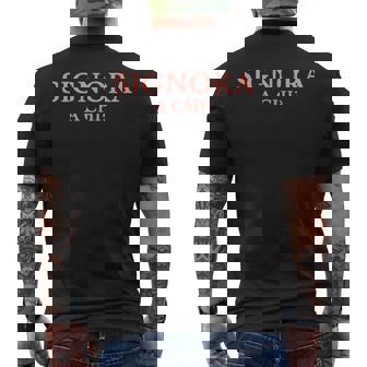Signora A Chi Scritte Divertenti T-shirt da uomo con stampa posteriore - Novitaregali
