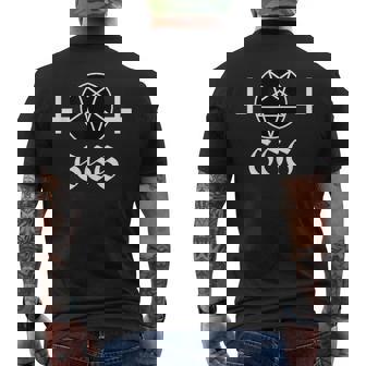 Simbolo Di Satana 666 T-shirt da uomo con stampa posteriore - Novitaregali