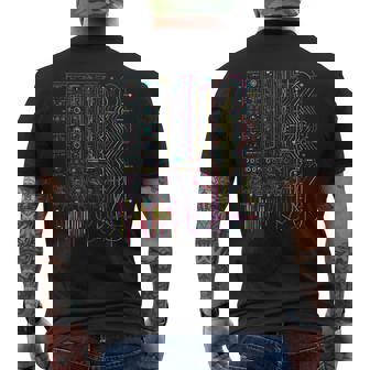 Sintetizzatore Analogico Musica Elettronica Modulare Life T-shirt da uomo con stampa posteriore - Novitaregali