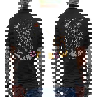Skeleton Spooky Ot Crew Occupational Therapy Halloween Men's T-shirt Back Print - Thegiftio UK