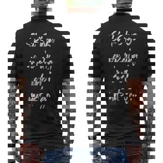Ski Slopes Are Calling And I Must Go Ski Lover Tee Men's Back Print T-Shirt - Monsterry