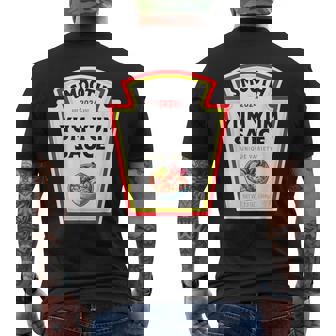 Smooth Yumyum Sauce Halloween 2024 Couples Costume Men's T-shirt Back Print - Thegiftio UK