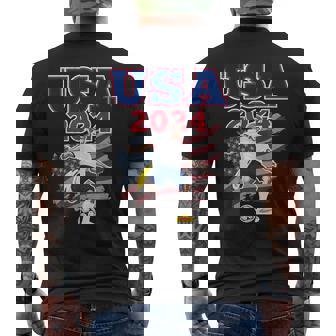 Soccer 2024 Usa Game Men's T-shirt Back Print - Thegiftio