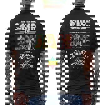 Soldier Of Jah Ras Tafari Him Haile Selassie T-shirt imprimé au dos - Cadeauxyz