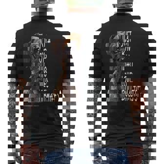 Solo Un Chico Que Ama Al Bullmastiff Camiseta Hombre Estampado Espalda - Regaloses