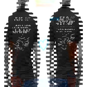 I Have A Son That I Carry I My Heart Infant Loss Men's T-shirt Back Print - Monsterry
