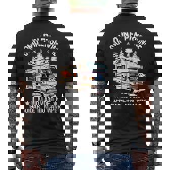 Sono In Pensione Il Mio Lavoro È Guidare Il Mio Camper T-shirt da uomo con stampa posteriore - Novitaregali