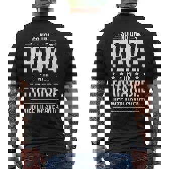 Sono Un Papà E Un Tatuatore Regalo Papà T-shirt da uomo con stampa posteriore - Novitaregali