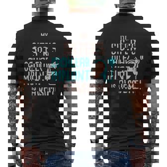 Sorella Consapevolezza Della Perdita Dell'udito Simpatico Impianto Cocleare T-shirt da uomo con stampa posteriore - Novitaregali
