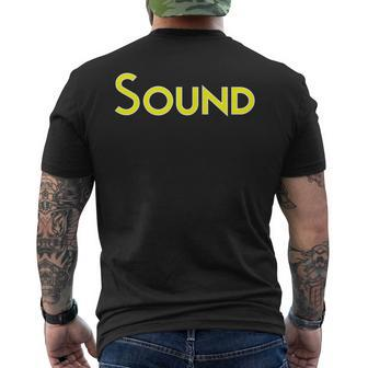 Sound School College Corporate Concert Event Clothing Men's T-shirt Back Print - Monsterry