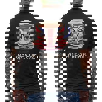 Souvenir Souvenir Avec Drapeau Anglais I Love English Tea Party T-shirt imprimé au dos - Cadeauxyz