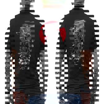 Spadaccino Nero Sumi E T-shirt da uomo con stampa posteriore - Novitaregali