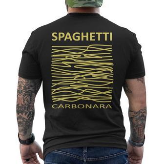 Spaghetti Carbonara For Pasta Lovers And Chefs T-Shirt mit Rückendruck - Geschenkecke