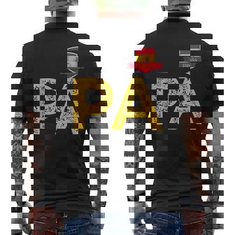 Spain España Human-Flag Letter P And A Spain España Men's T-shirt Back Print - Thegiftio UK